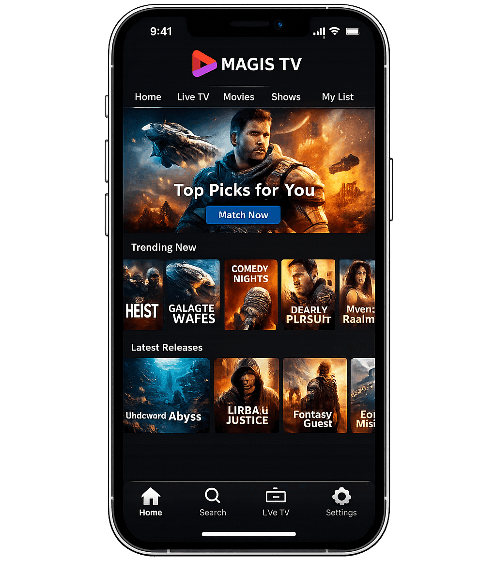 Magis TV iPhone